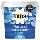 Tims Dairy Greek yogurt natural bio-live 1kg, imported from the UK