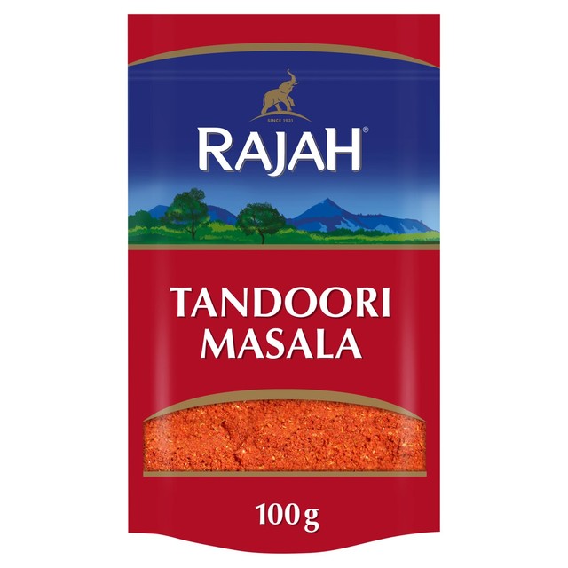 Rajah Tandoori Masala Powder Natural Ground 100g, imported from the UK