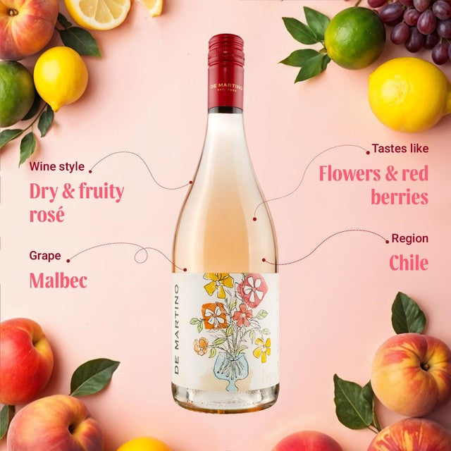 Virgin Wines De Martino Estate Rosé 75cl - British product