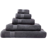 M&S M&S Super Soft Pure Cotton Antibacterial Hand Towel Charcoal- Buy online at McGrocer