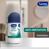 Sanex Men Sensitive Antiperspirant Roll-On Deodorant 50ml (British brand)