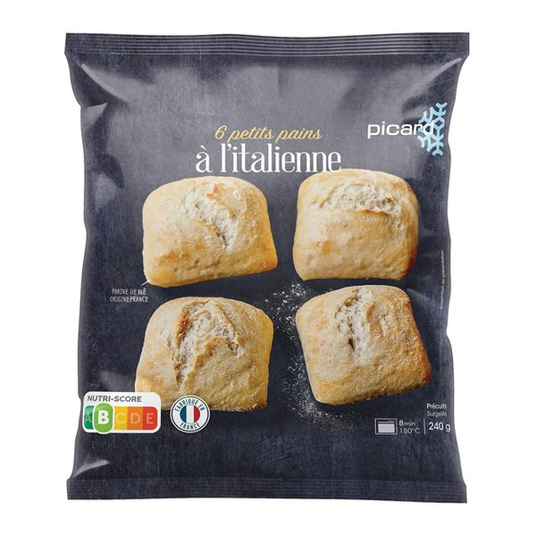 Picard Mini Italian Bread Rolls Frozen Bread Rolls 6 per pack