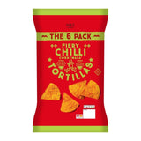 M&S Chilli Tortilla Chips Multipack 6x30g, imported from the UK