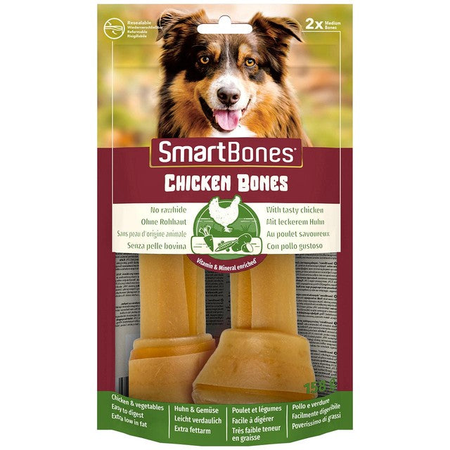SmartBones Chicken Bones 158g dog treats (British brand)