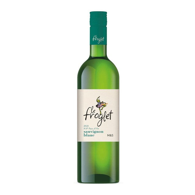 M&S Le Froglet Blanc white wine 75cl, UK version