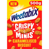 M&S Weetabix Crispy Minis Caramelised Biscuit Breakfast Cereal 500g- Buy online at McGrocer