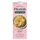 Plenish zero sugar oat drink organic carton (British brand)