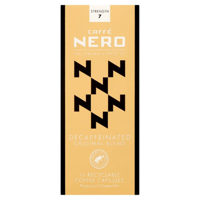 M&S Caffe Nero Decaf Original Blend Coffee Capsules 10 Capsules- Buy online at McGrocer