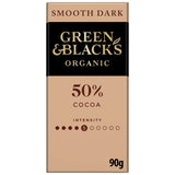 M&S Green & Black's Smooth 50% Dark Chocolate Bar 90g- Buy online at McGrocer