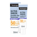 M&S Neutrogena Ultra Sheer Face Sunscreen Age Defence Fluid SPF50- Buy online at McGrocer