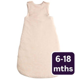 M&S M&S Unisex Pure Cotton Ribbed Baby Sleeping Bag in Oatmeal 6-18 Months- Buy online at McGrocer