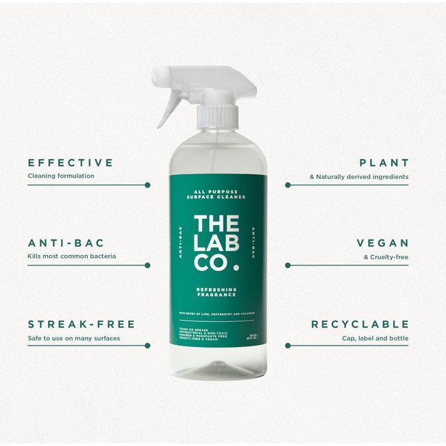 The Lab Co. Refreshing All Purpose Cleaner 750ml (British brand)