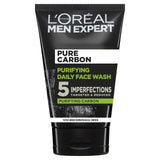 M&S L'Oreal Men Expert Pure Carbon 3-in-1 Daily Face Wash 100ml- Buy online at McGrocer