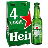 M&S Heineken Lager Beer 4 x 330ml Bottles- Buy online at McGrocer