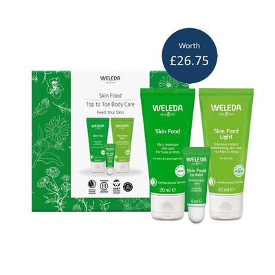M&S Weleda Skin Food Gift Set Original Light Lip Balm- Buy online at McGrocer