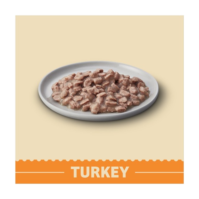 James Wellbeloved kitten turkey wet food pouches imported from the UK