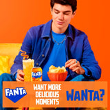 Fanta Orange sparkling drink can (British brand)