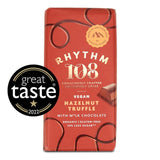 M&S Rhythm 108 Swiss Vegan Hazelnut Truffle Bar with M'lk Chocolate 100g- Buy online at McGrocer