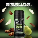 Lynx deodorant body spray Pear Cedarwood 100ml, UK version
