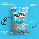 Propercorn lightly sea salted popcorn 20g, imported from the UK