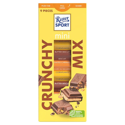 M&S Ritter Sport Mini Crunch Tower Assorted Chocolate Box 150g- Buy online at McGrocer