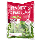 M&S Steve's Leaves Pea Shoots & Baby Leaves Mixed Salad Leaves 60g- Buy online at McGrocer