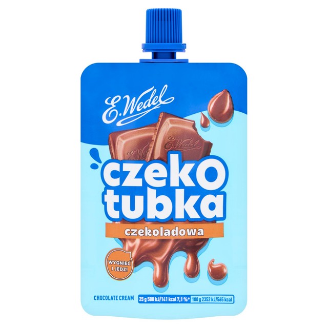 E. Wedel chocolate cream pouch - British product