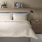 M&S M&S Comfortably Cool Tencel Rich Duvet Cover Cream Double Duvet Cover- Buy online at McGrocer