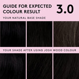 Josh Wood Colour permanent hair colour kit in Natural Black 110ml, UK version