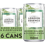 M&S London Essence Co. Blood Orange & Elderflower Tonic Water Cans 6 x 150ml- Buy online at McGrocer