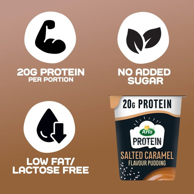 Arla Protein Salted Caramel Flavour Pudding 200g - British product