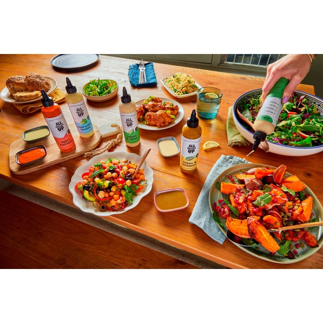 All Dressed Up spicy harissa dressing - British product