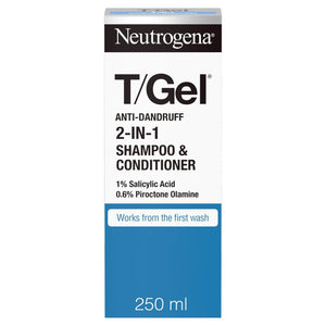 Neutrogena T-Gel Anti-Dandruff 2-in-1 Shampoo & Conditioner 250ml