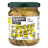 M&S Realfoods by Organico Artichoke Hearts in Herb Marinade Jarred Antipasti 190g- Buy online at McGrocer
