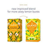 Pukka Herbs lemon ginger manuka honey herbal tea bags 20 bags, imported from the UK