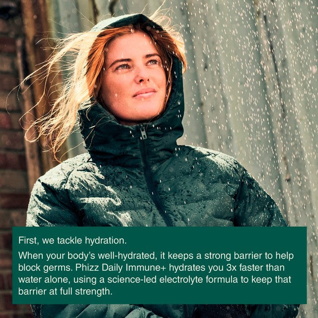 Phizz orange hydration immune support tablets 20 tablets, imported from the UK