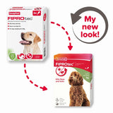 Beaphar FIPROtec spot-on flea treatment for large dogs, imported from the UK