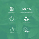 Miniml mint window and glass cleaner spray 750ml, imported from the UK
