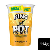 M&S Pot Noodle King Original Curry Instant Noodle Pot 114g- Buy online at McGrocer