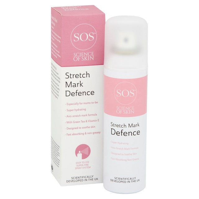 Science of Skin Stretch Mark Defence maternity skincare spray 150ml (British brand)