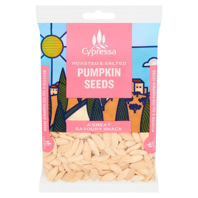 M&S Cypressa Roasted and Salted Pumpkin Seeds 100g- Buy online at McGrocer