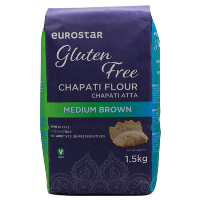 M&S Eurostar Gluten Free Chapati Flour Medium 1.5kg- Buy online at McGrocer