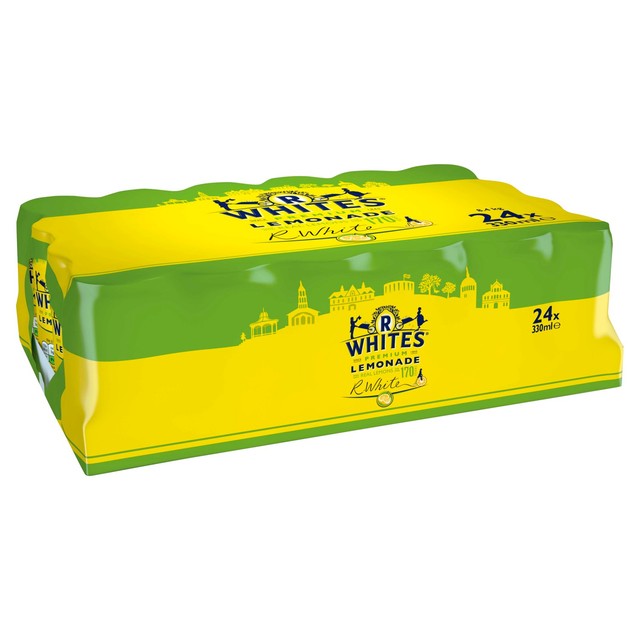 R Whites lemonade 24 x 330ml, imported from the UK