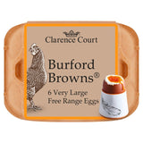 Clarence Court Burford Brown Very Large Eggs 6 Pack - British product