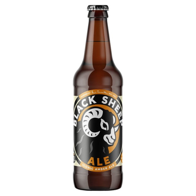 Black Sheep Ale amber ale glass bottle - British product