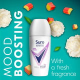 Sure women's anti-perspirant deodorant roll-on Pure Fresh 50ml (British brand)