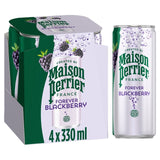 Maison Perrier Forever Blackberry sparkling water multipack 4 cans (British brand)