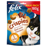M&S Felix Crispies Chicken and Beef Cat Treats 180g- Buy online at McGrocer