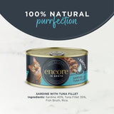 Encore Sardine & Tuna wet cat food 70g - British product