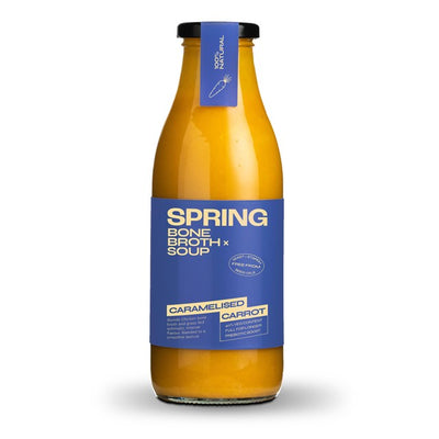 Soupe au Bouillon d'Os Blonde Caramélisée aux Carottes Printanières M&S 490g - Acheter en ligne sur McGrocer